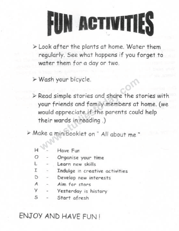 cbse class 1 english revision worksheet set 10 practice